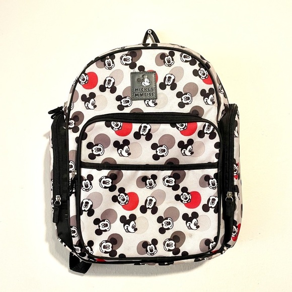 Disney Other - Disney Mickey Mouse Toss Heads Back Pack Baby Diaper Bag Daypack